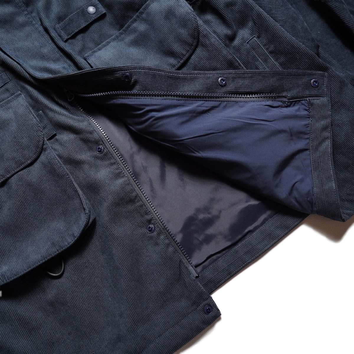 DAIWA PIER39 / W's TECH WADING JACKET CORDUROY (D.Navy) 裏地
