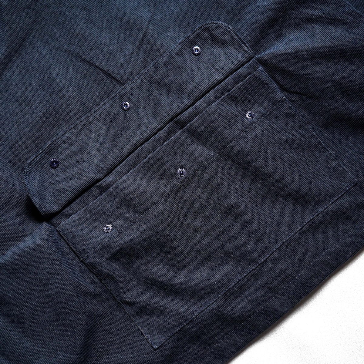 DAIWA PIER39 / W's TECH WADING JACKET CORDUROY (D.Navy) 背面アップ