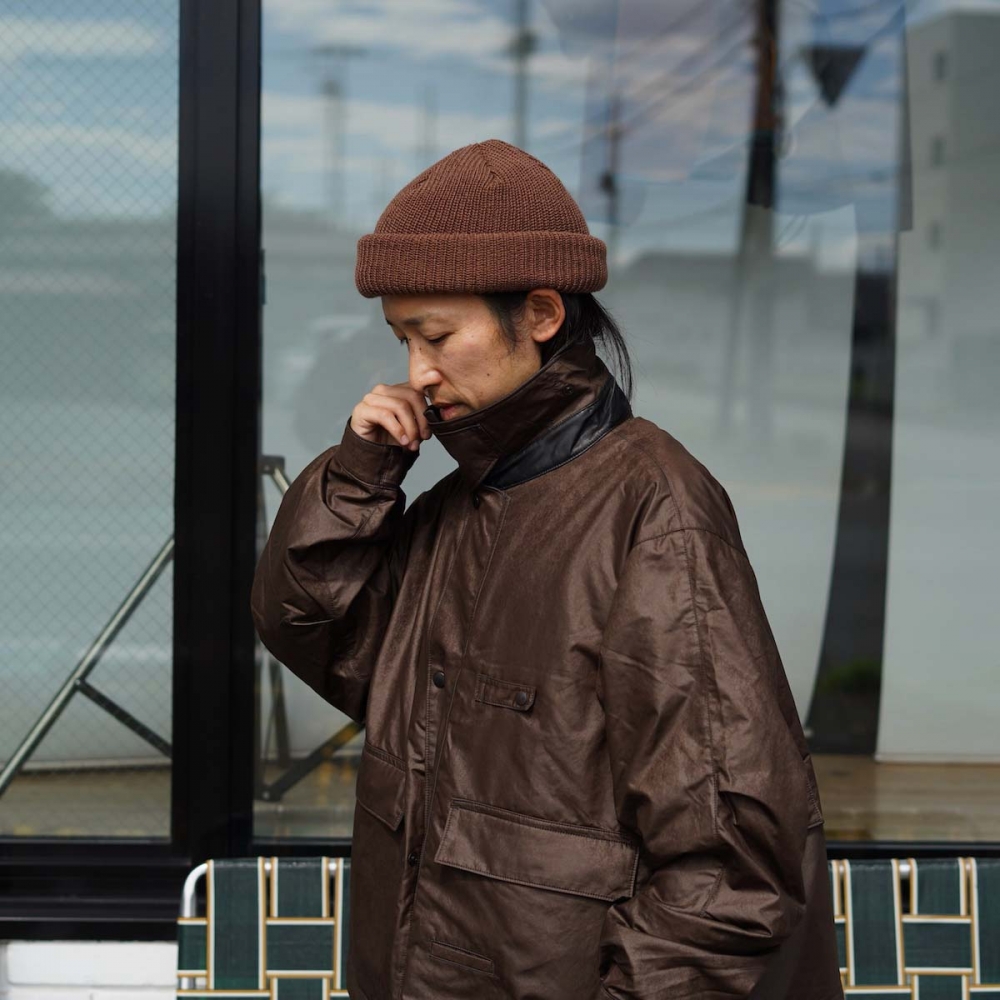 DAIWA PIER39 / TECH BRITISH SHORT HUNTER JACKET (D.Brown) 165cm/sizeM 着用③
