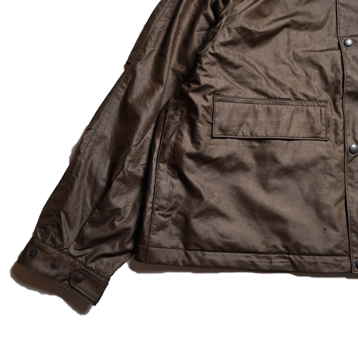 DAIWA PIER39 / TECH BRITISH SHORT HUNTER JACKET (D.Brown) ポケット
