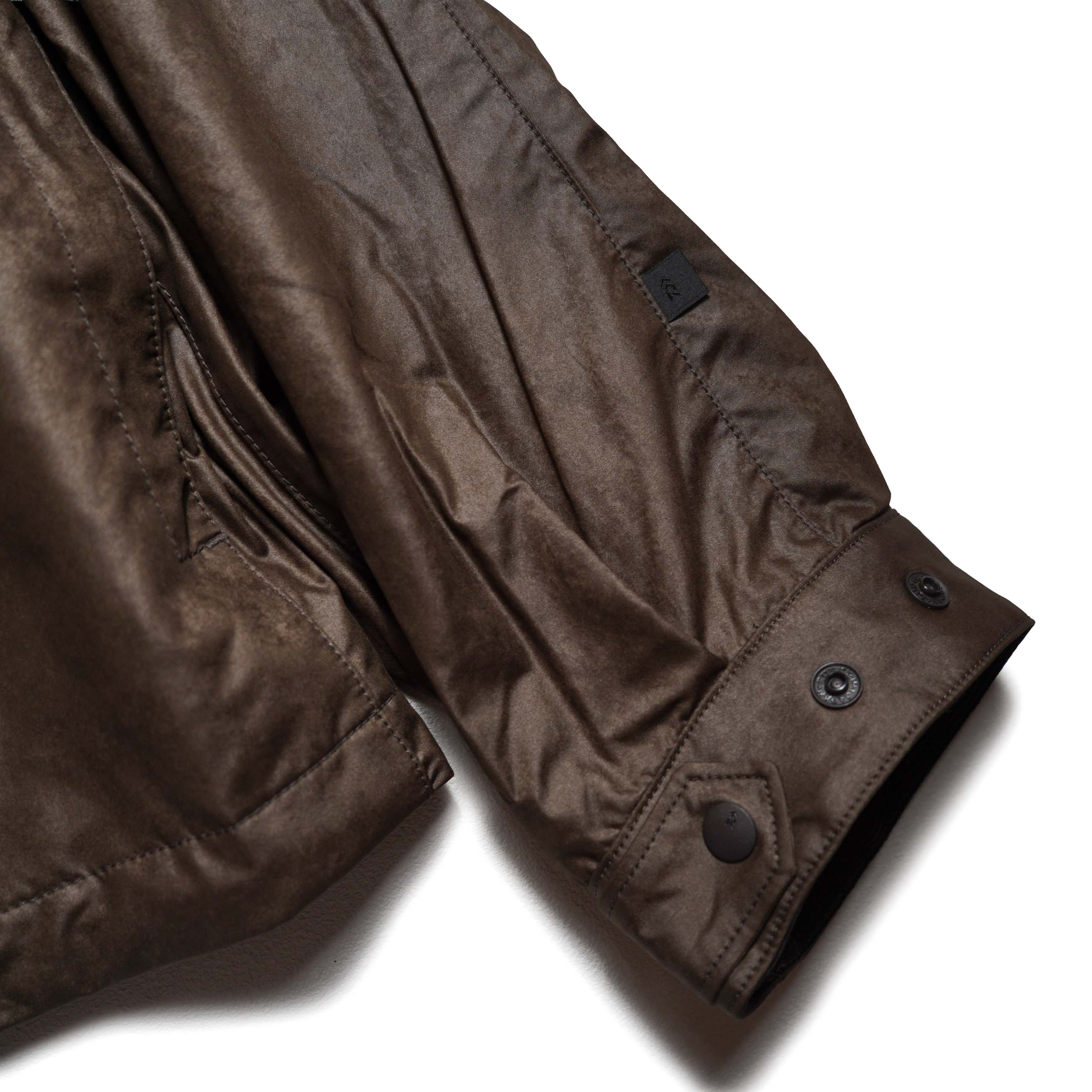 DAIWA PIER39 / W's TECH BRITISH SHORT HUNTER JACKET (D.Brown) 袖口