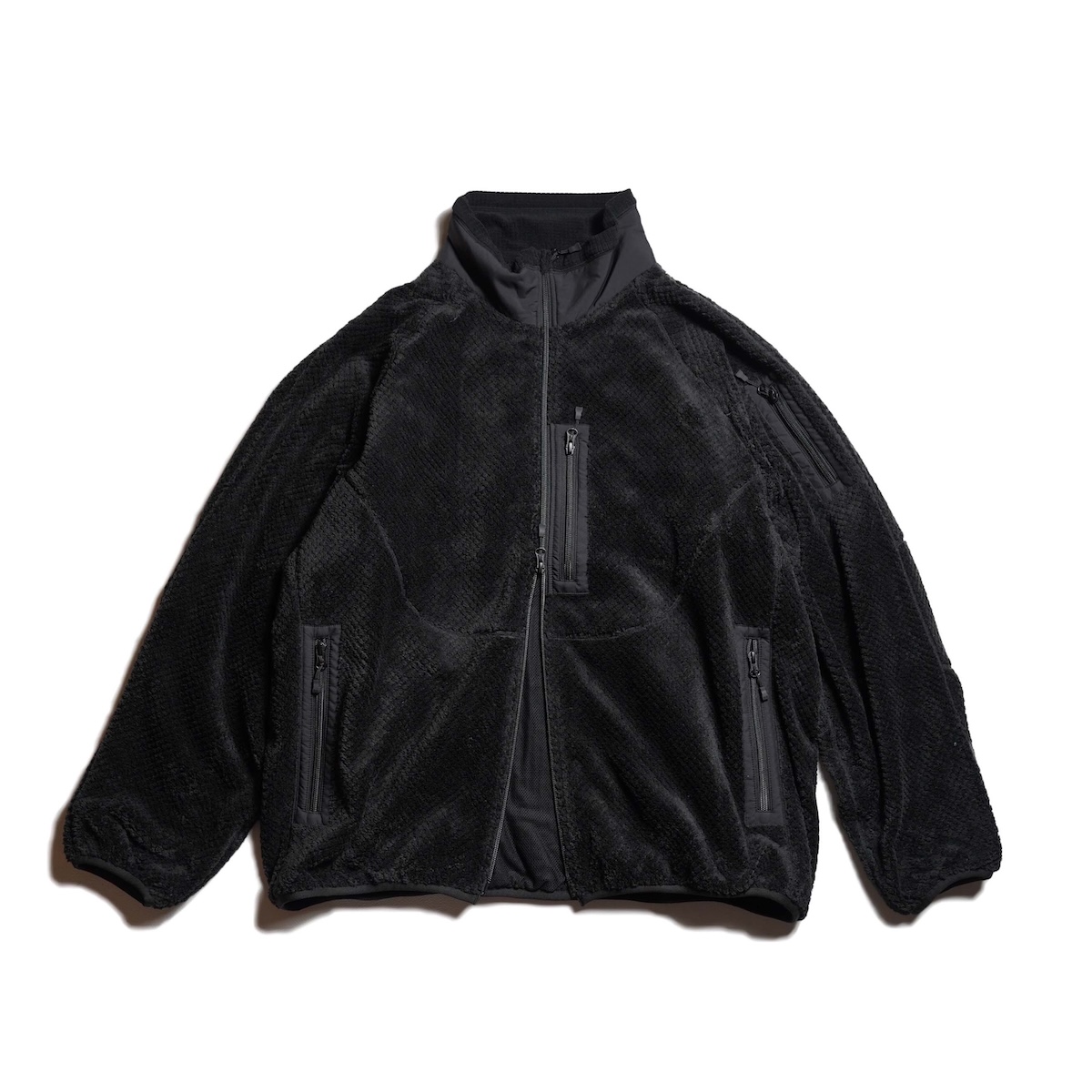 DAIWA PIER39 / TECH MIL FLEECE JACKET (Black)
