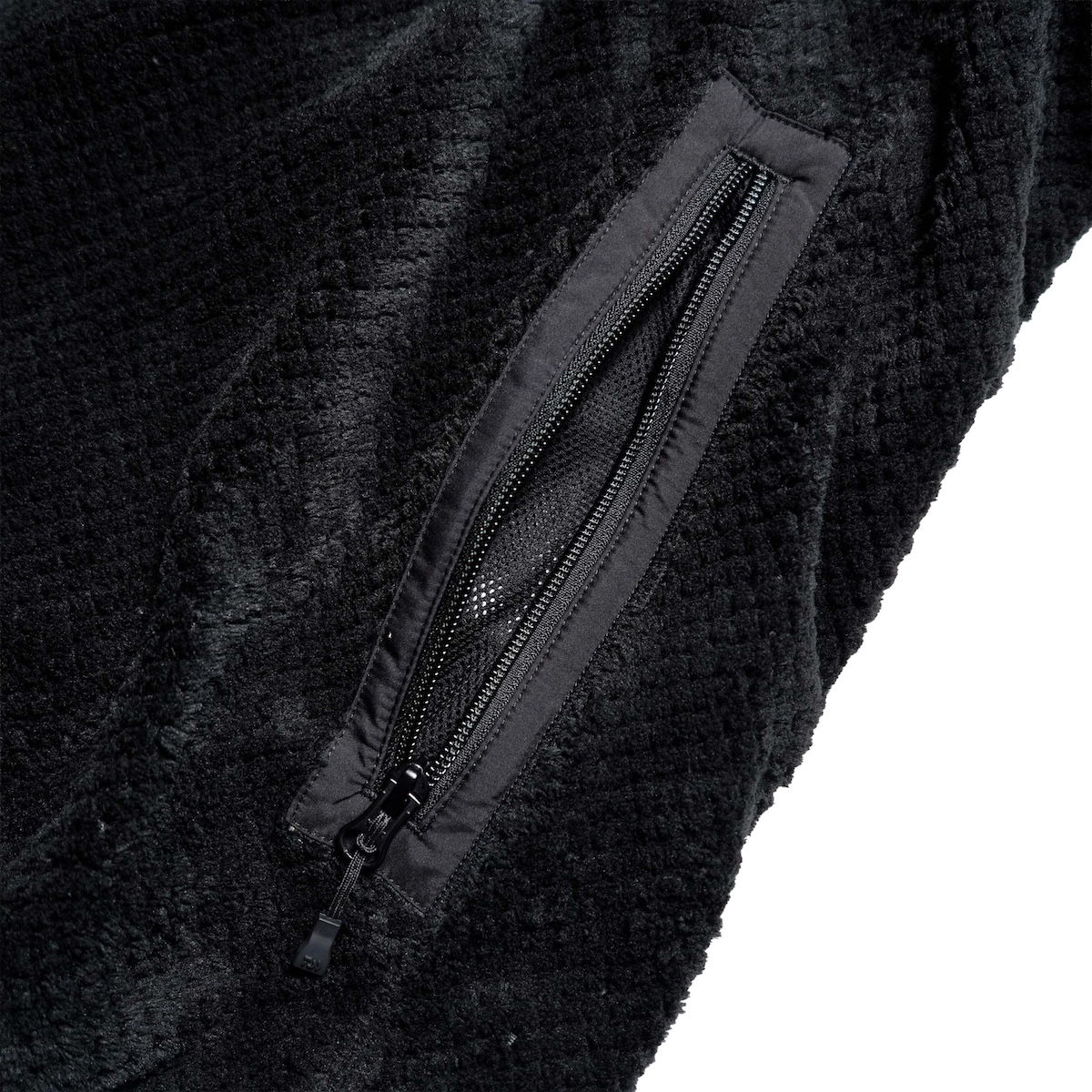 DAIWA PIER39 / TECH MIL FLEECE JACKET (Black) サイドポケット