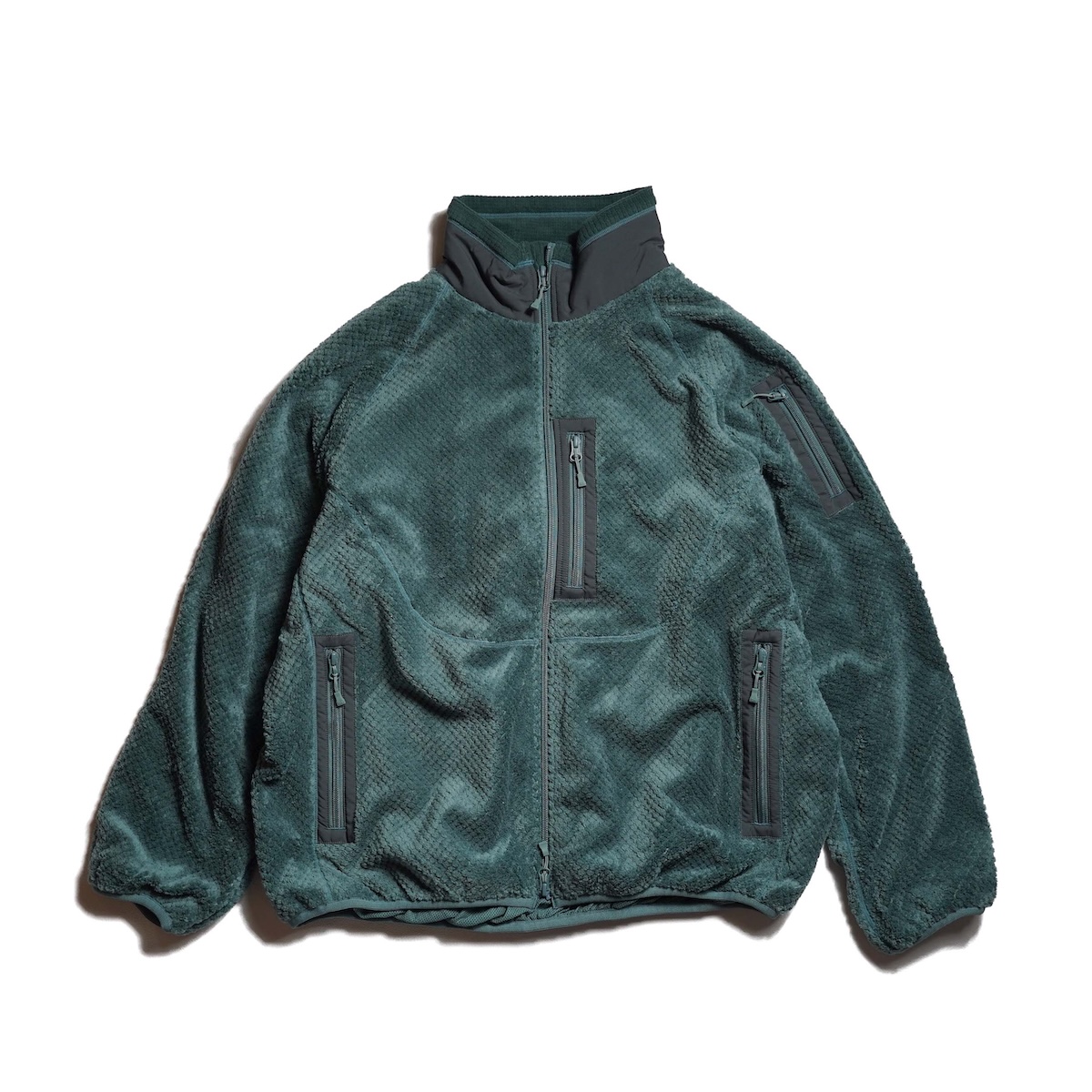 DAIWA PIER39 / TECH MIL FLEECE JACKET (Smoke Green)