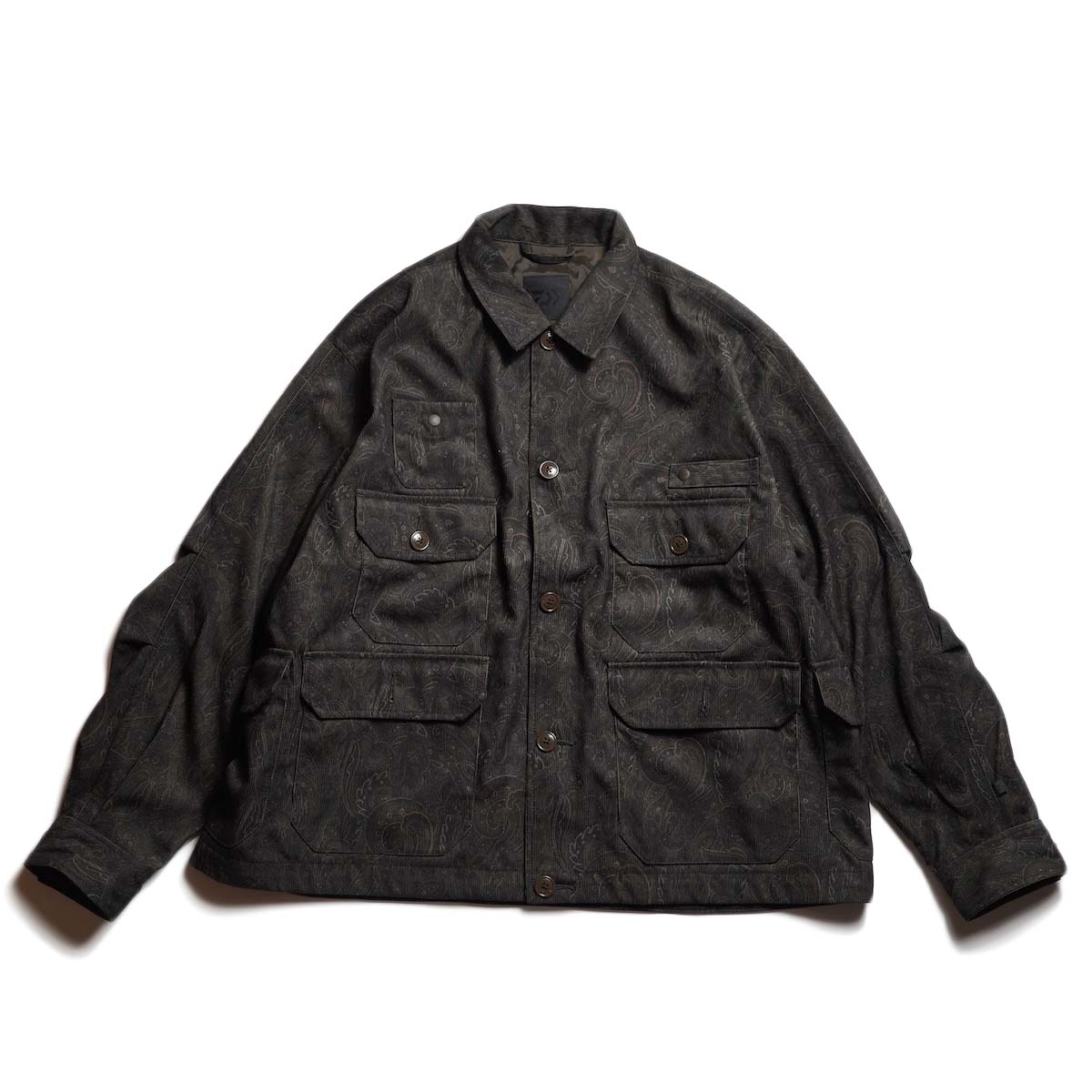 DAIWA PIER39 / TECH FLYING SHIRT CORDUROY PAISLEY (D.Brown)