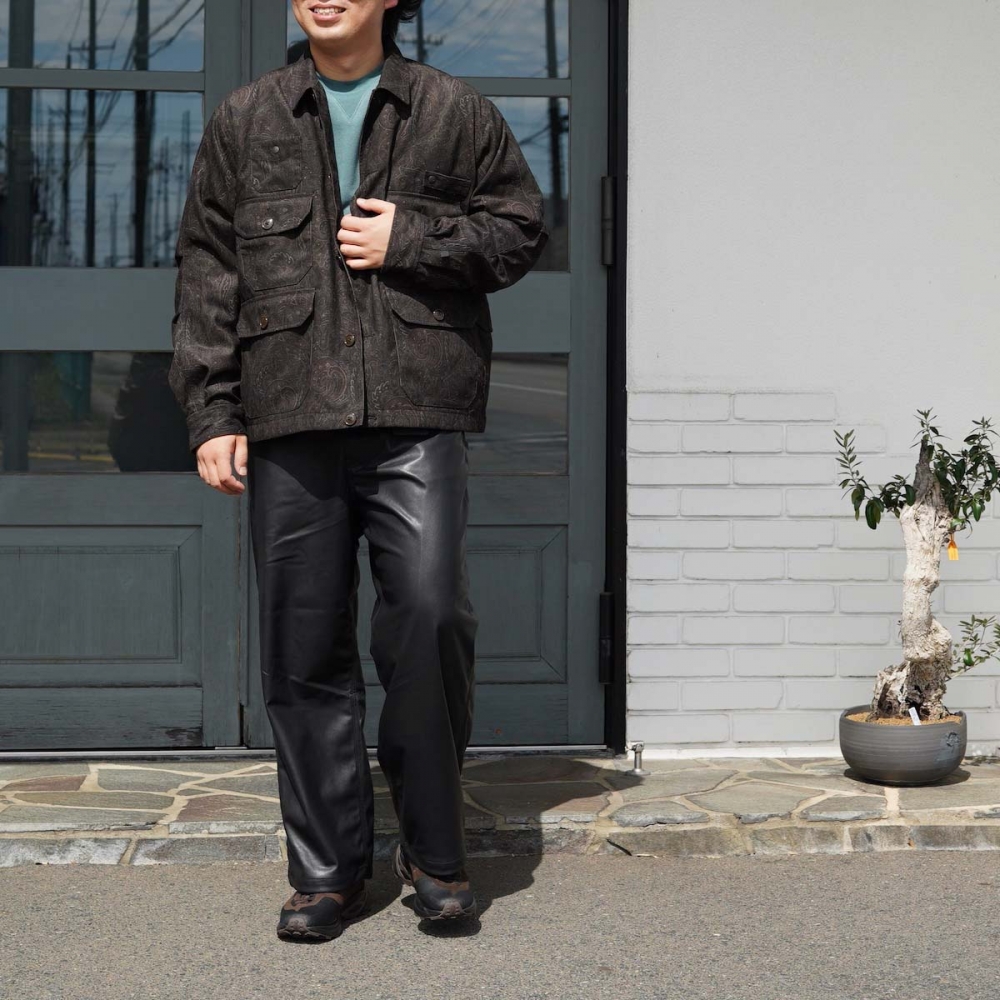 DAIWA PIER39 / TECH SYNTHETIC SKIN WORK PANTS (Black) 178cm/sizeM 着用①