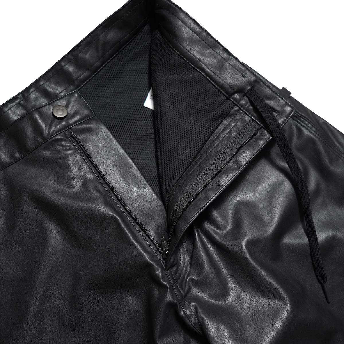 DAIWA PIER39 / TECH SYNTHETIC SKIN WORK PANTS (Black) ファスナー