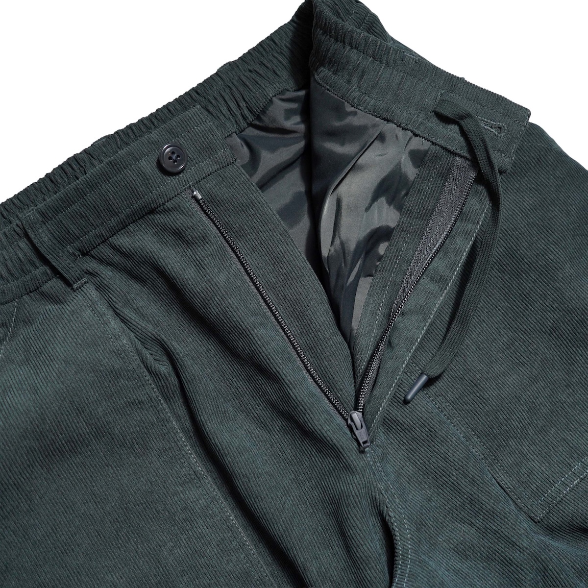 DAIWA PIER39 / W"s TECH MECHANICS PANTS CORDUROY (B .Green) ファスナー