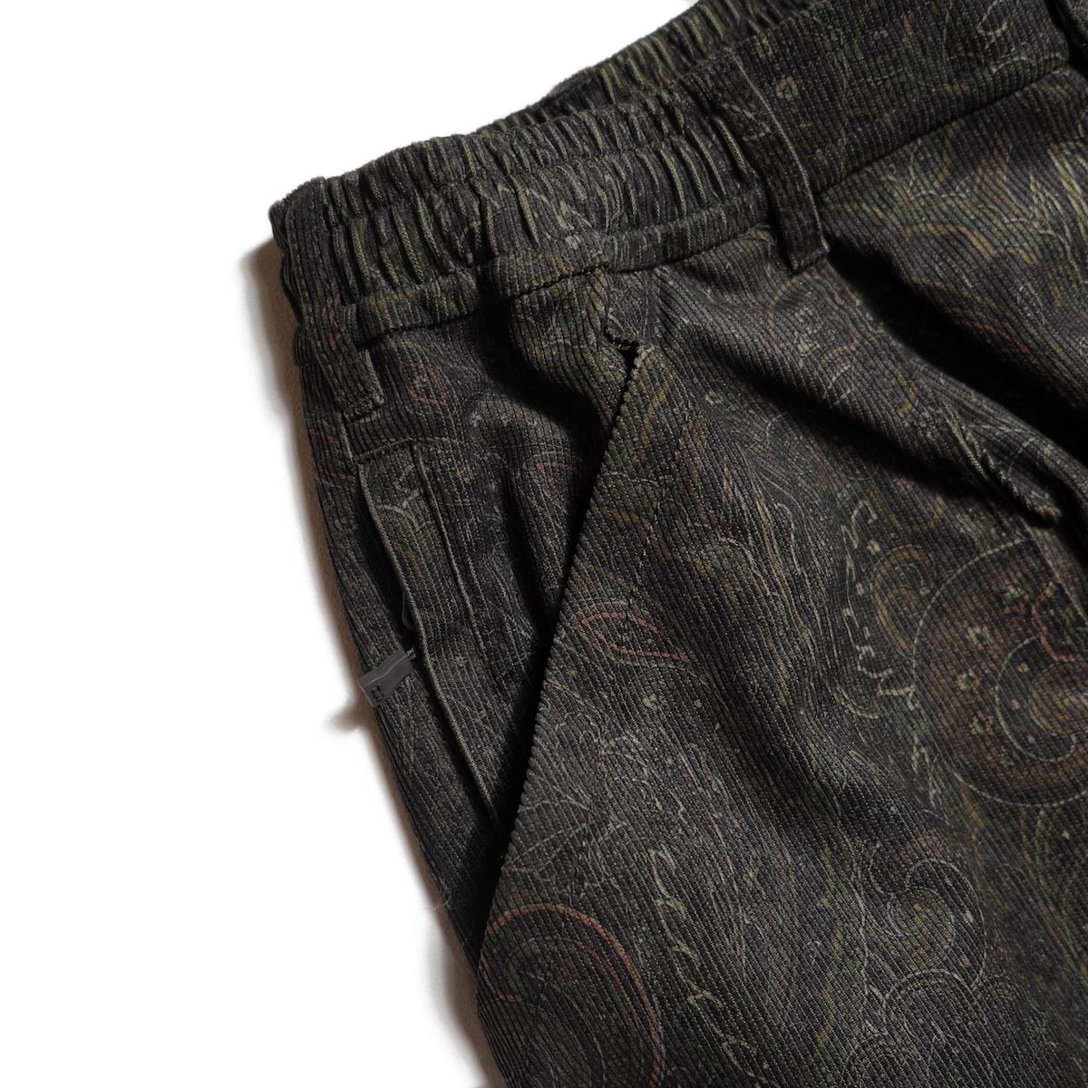 DAIWA PIER39 / W's TECH MECHANICS PANTS CORDUROY PAISLEY (D.Brown) ポケット