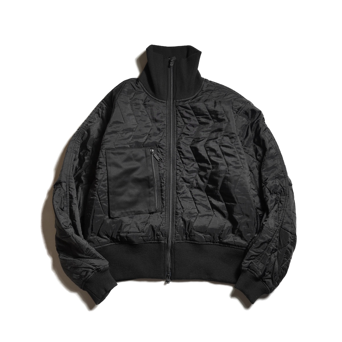 DAIWA PIER39 / W's TECH ARMY QULTING HIGH NECK JACKET (Black)