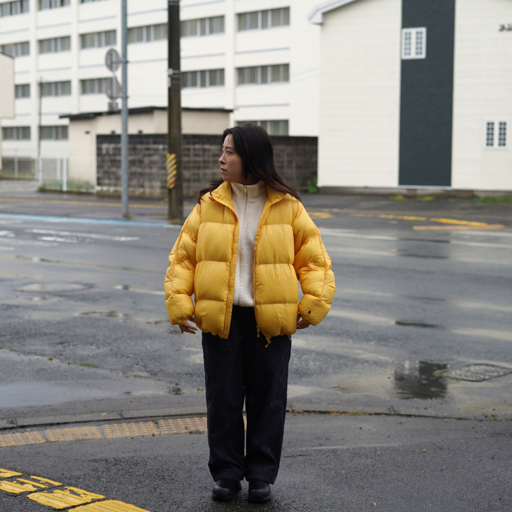 DAIWA PIER39 / W"s TECH ULTRA LIGHT DOWN JACKET 155cm着用①