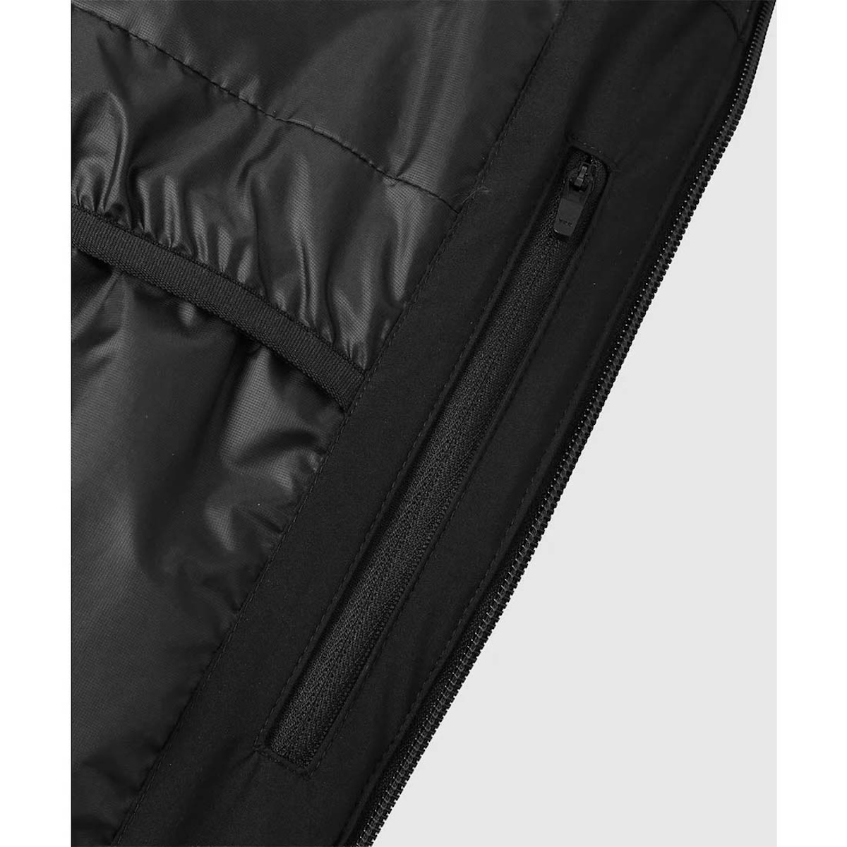 DESCENTE ALLTERAIN / 水沢ダウンオーバーサイズ "マウンテニア" (Black) 内ファスナーポケット