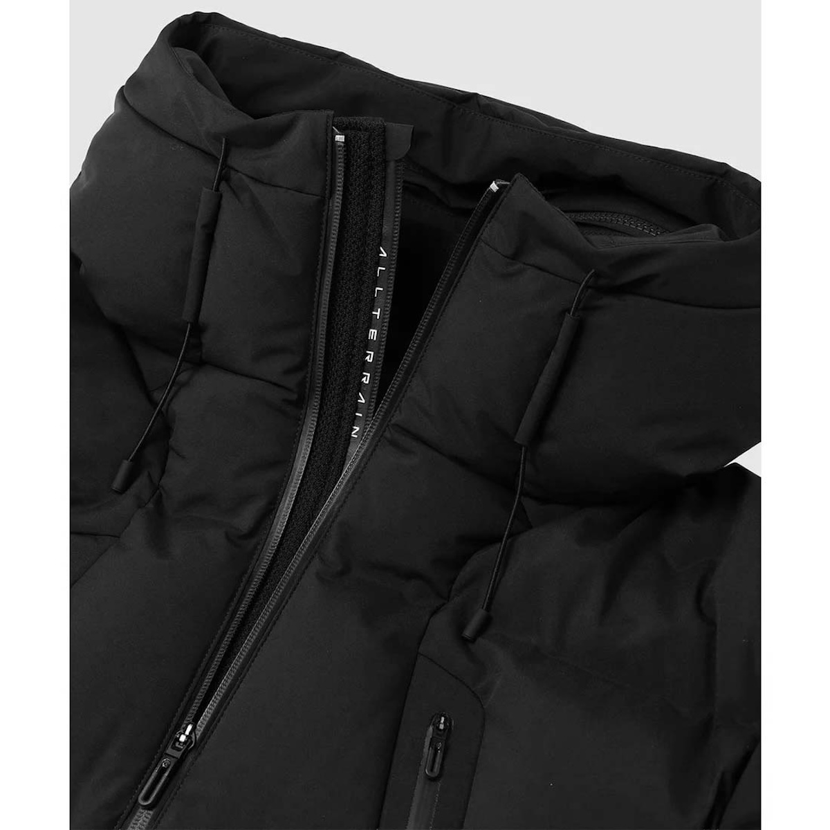 DESCENTE ALLTERAIN / 水沢ダウンオーバーサイズ "マウンテニア" (Black) デュアルジップベンチレーション
