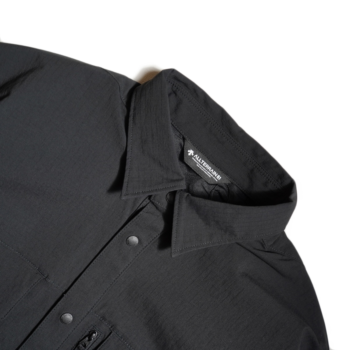 DESCENTE ALLTERRAIN81 / CORDURA STRETCH RIPSTOP L/S SHIRT (Black)