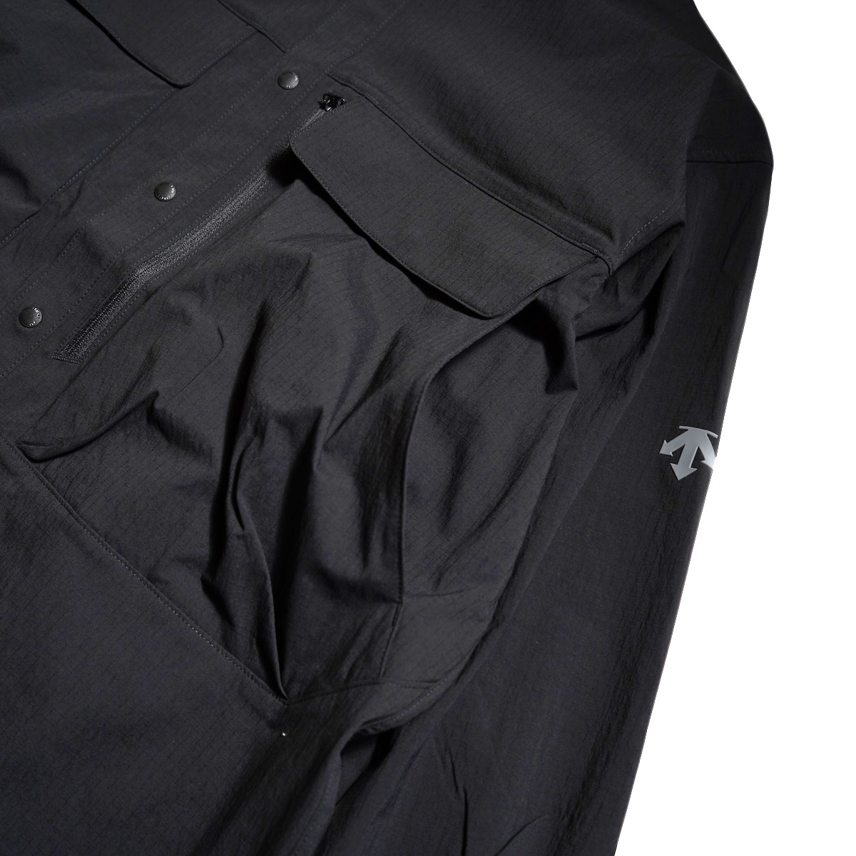 DESCENTE ALLTERRAIN81 / CORDURA STRETCH RIPSTOP L/S SHIRT (Black)