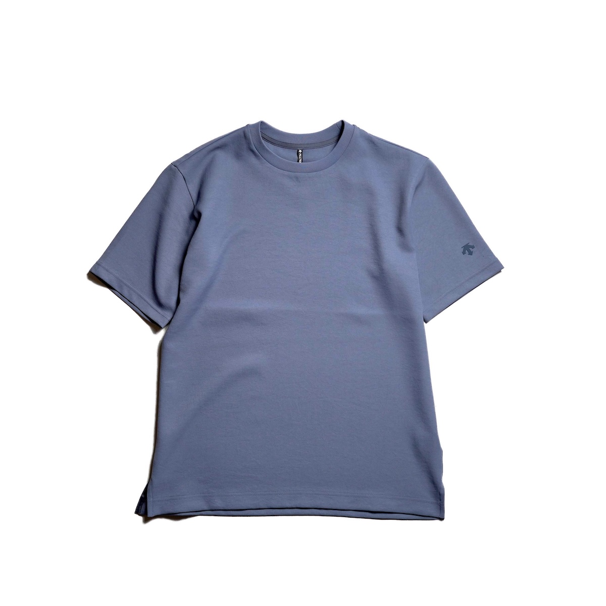 DESCENTE ALLTERRAIN I/O  / STRETCH TWILL H/S SLIM T-SHIRT  (Cloud Sky)