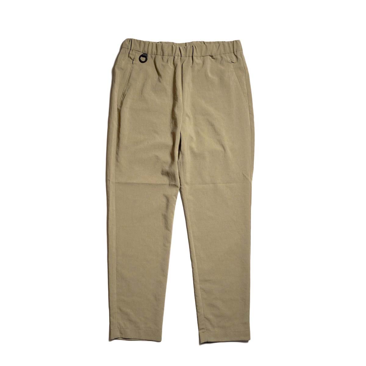 DESCENTE ALLTERRAIN I/O / LINEN LIKE SLIM PANTS (Olive Beige)