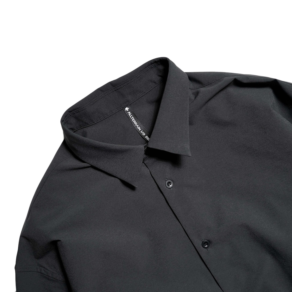 DESCENTE ALLTERRAIN I/O / SOLOTEX® L/S REGULAR COLLAR SHIRT (Smoke