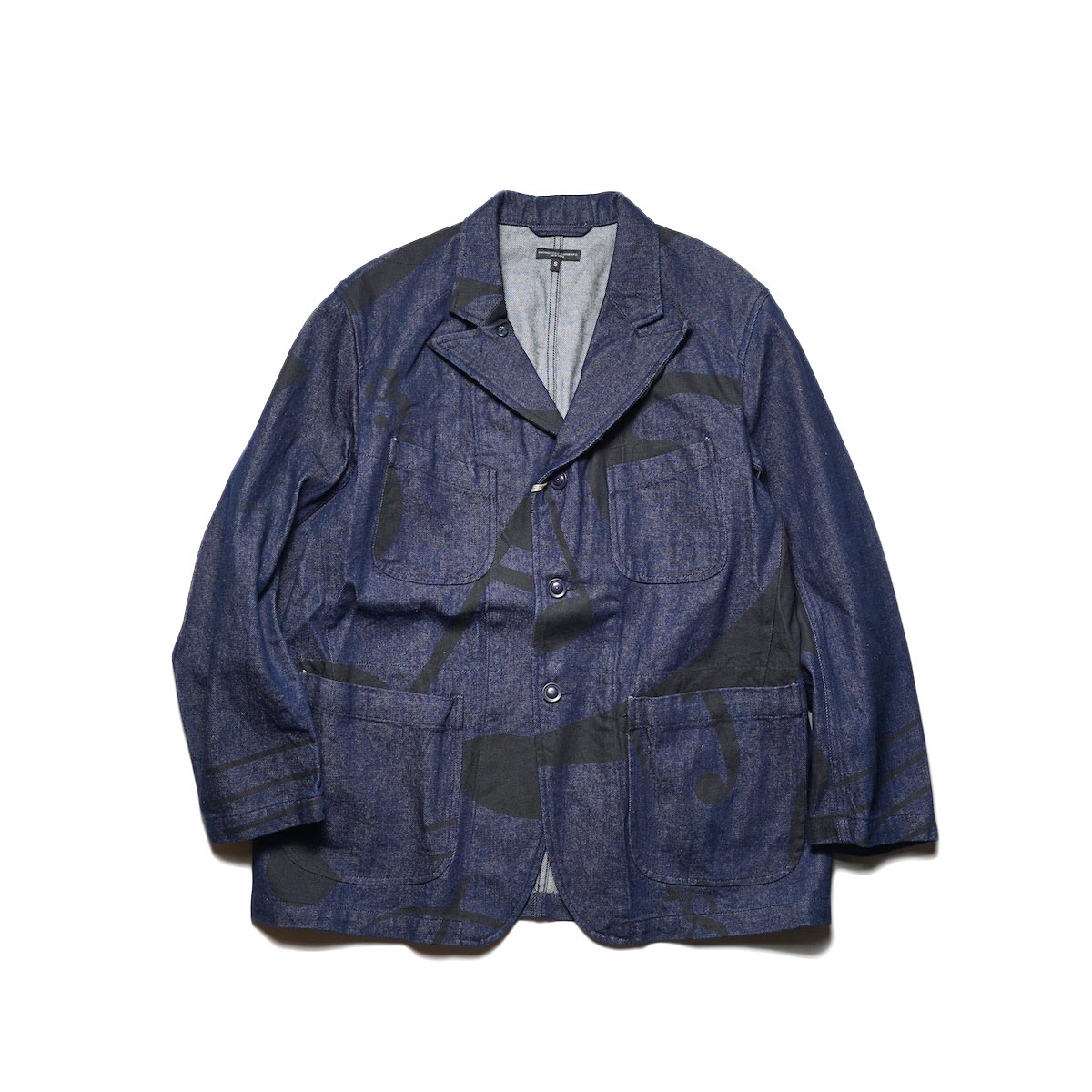 Engineered Garments / Bedford Jacket - Music Note Denim (Indigo)