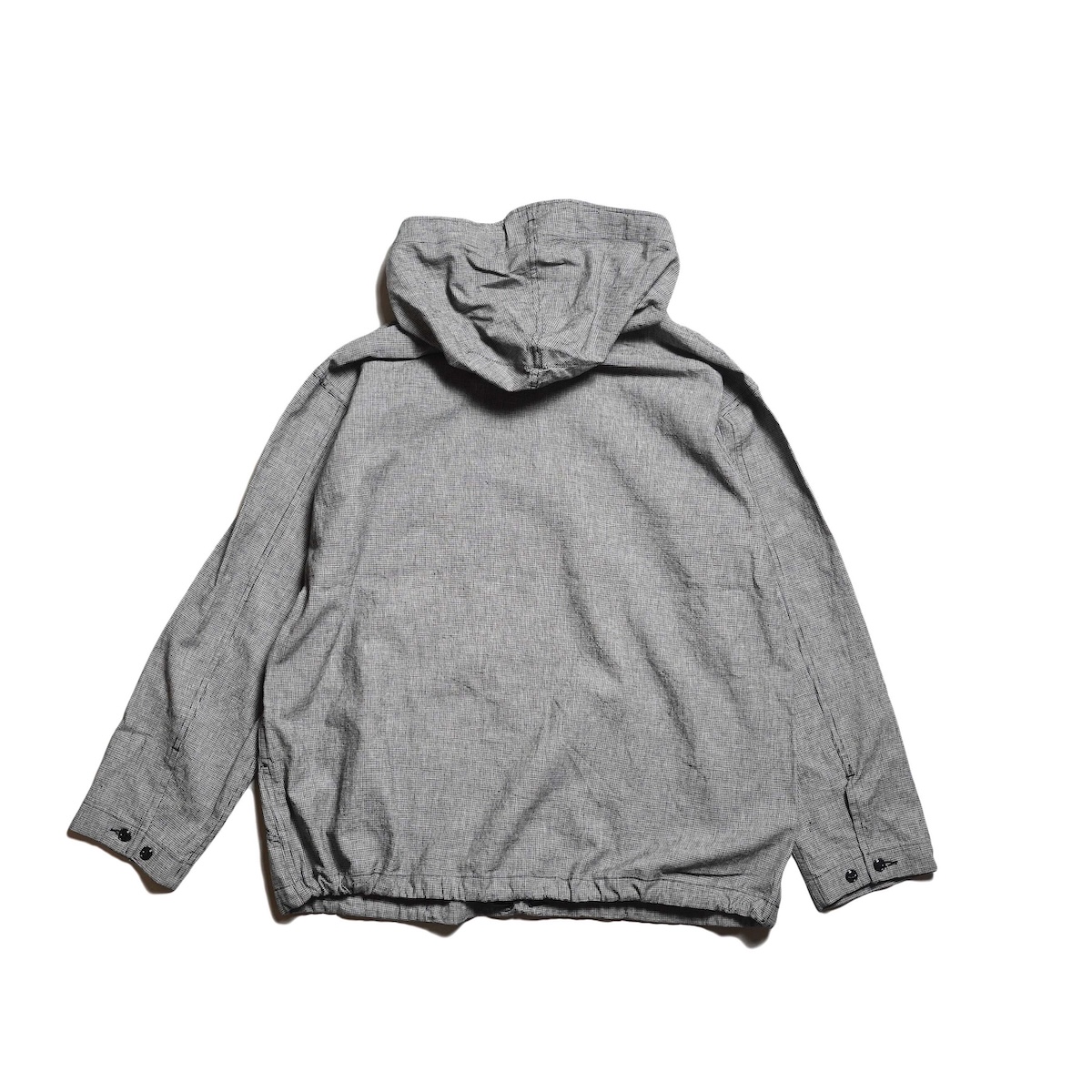 Engineered Garments / Cagoule Shirt - CL Houndstooth (Black / Grey)