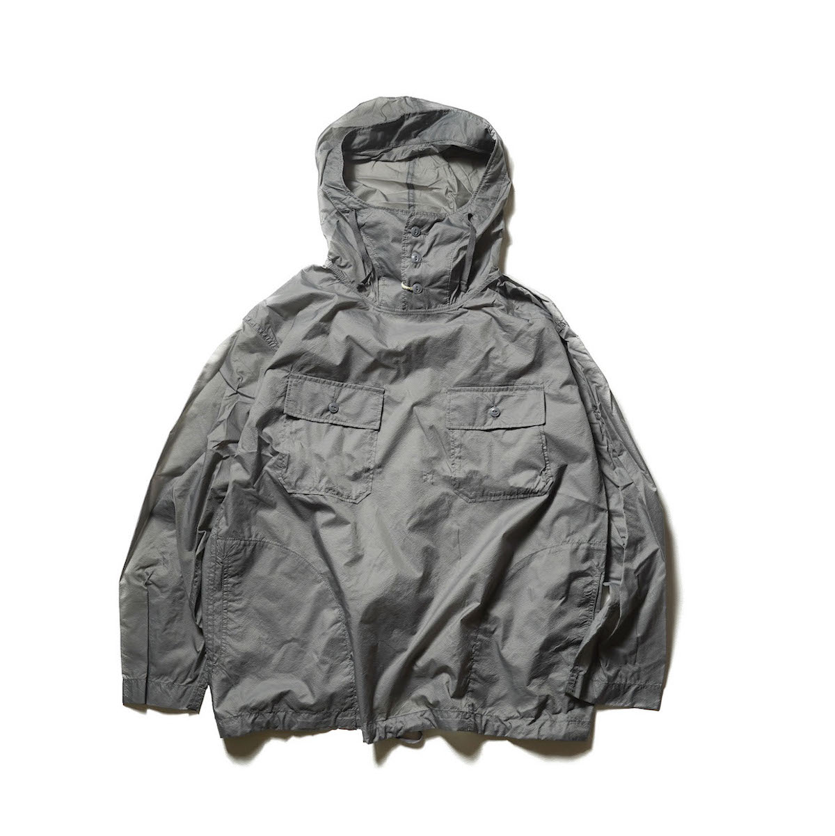 Engineered Garments / Cagoule Shirt - Nylon Micro Ripstop (Gray)