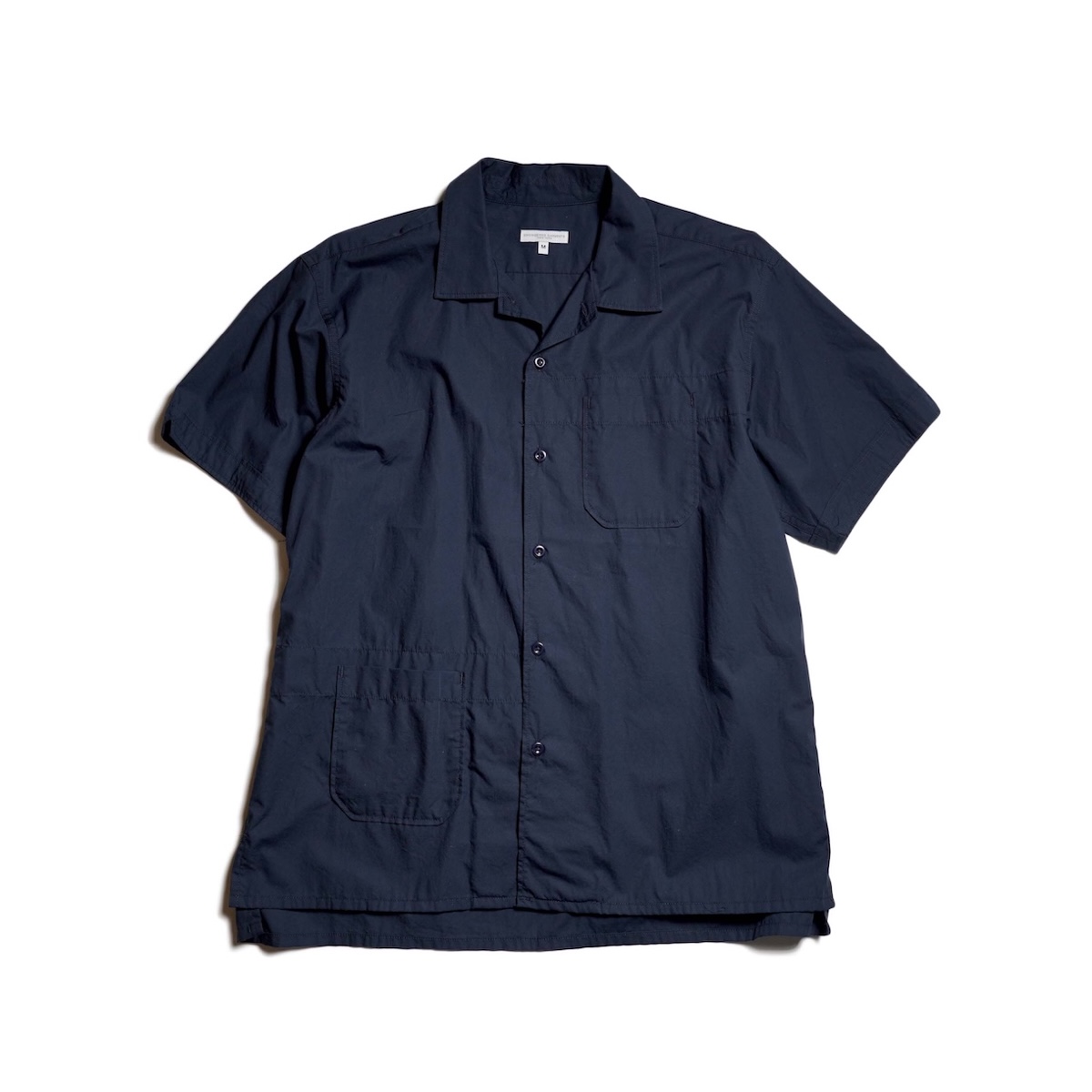 Engineered Garments / Camp Shirt - Cotton Broadcloth (Dk.Navy)