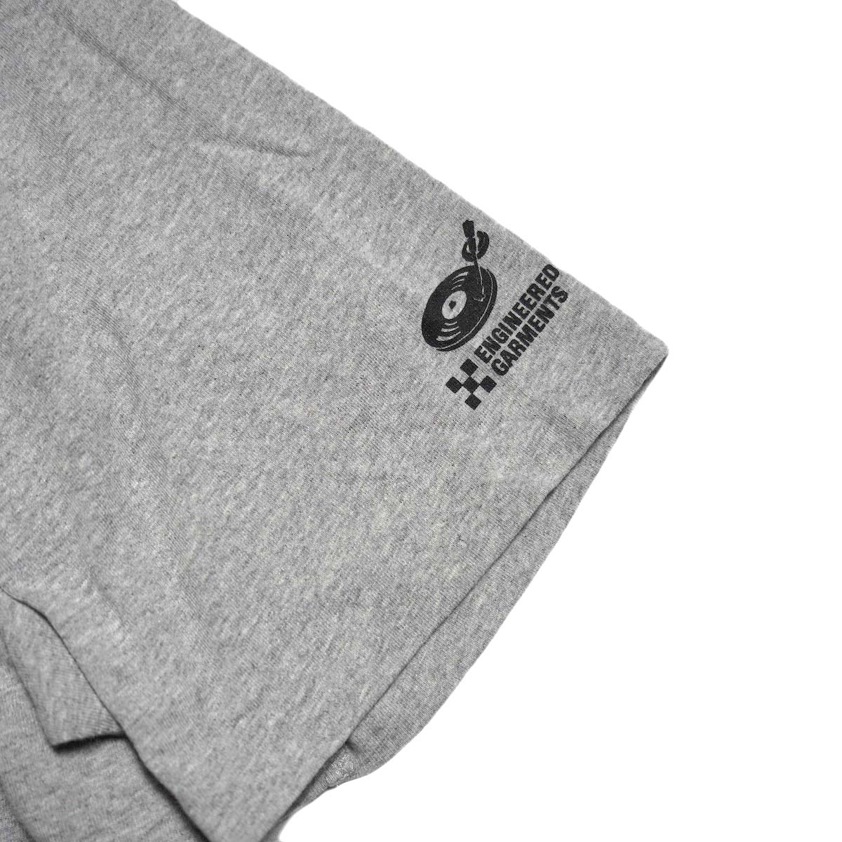 Engineered Garments / Printed Cross Crew Neck T-shirt - This Are 
