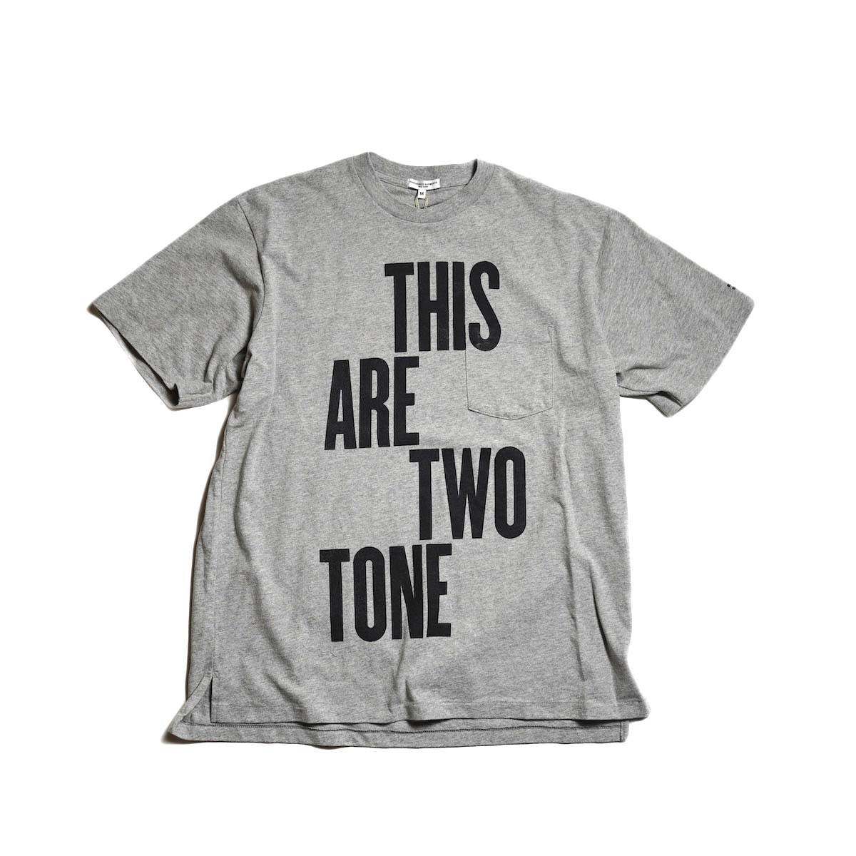 Engineered Garments / Printed Cross Crew Neck T-shirt - This Are 