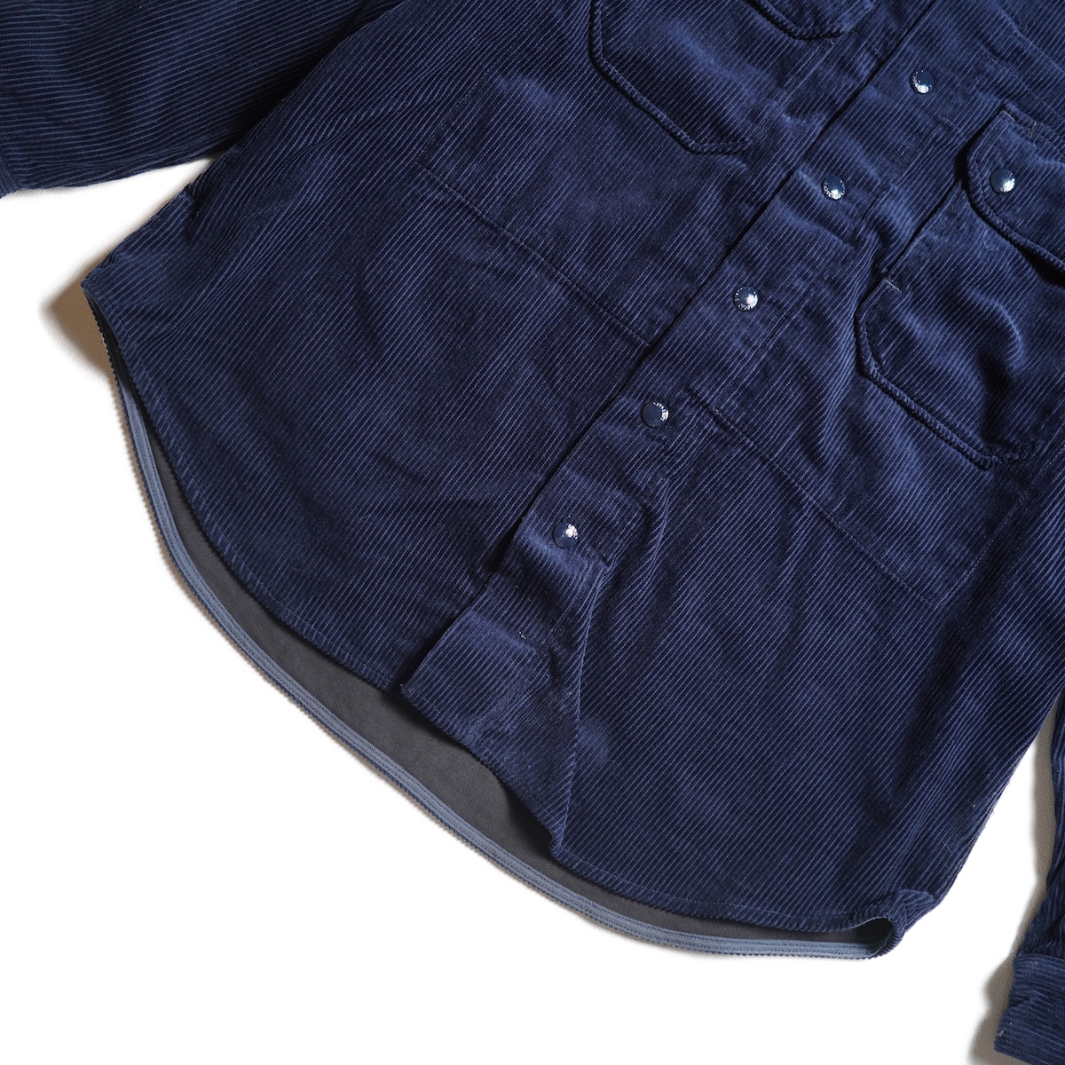 Engineered Garments / CPO Shirt Jacket - 8W Corduroy (Dk.Navy) 裾