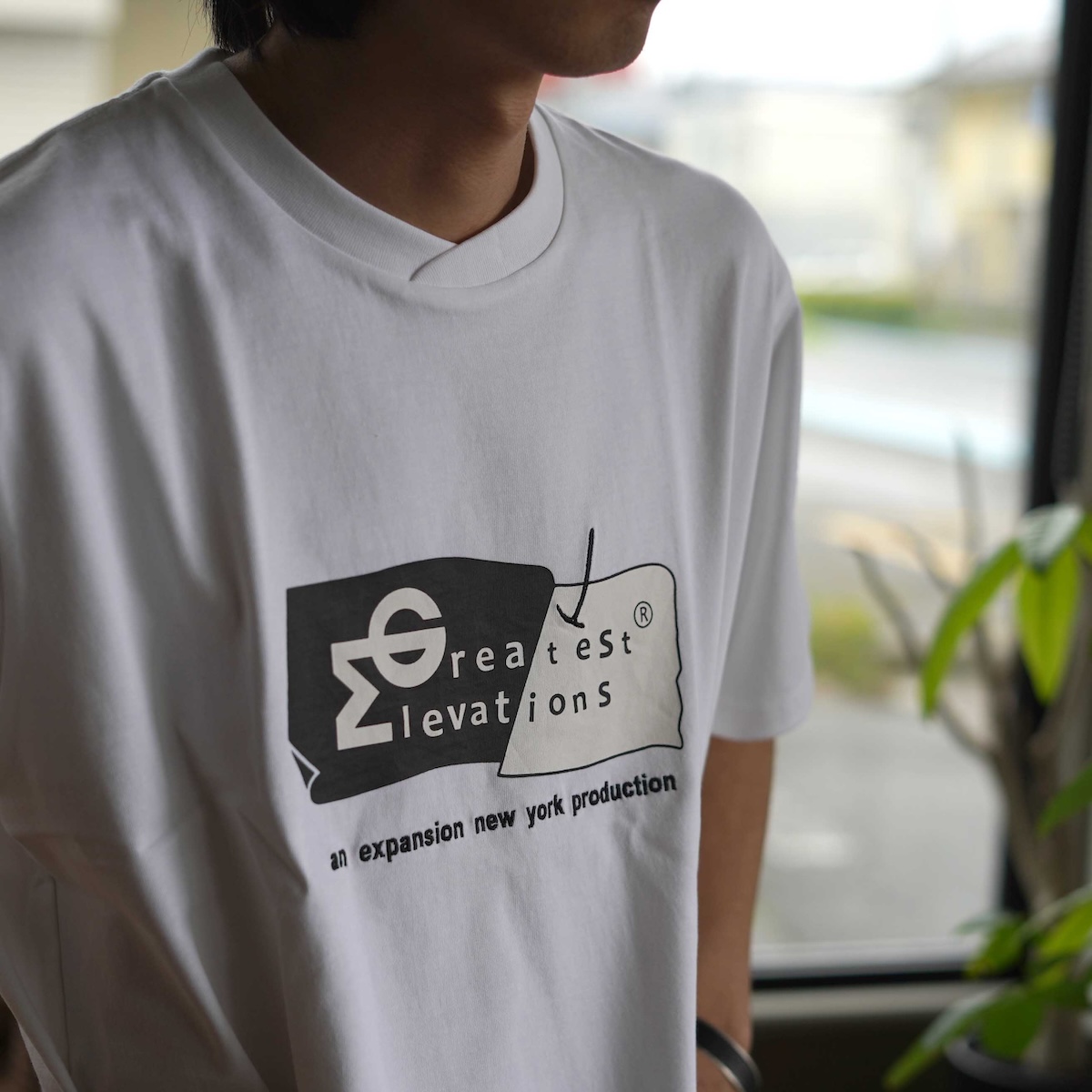 Engineered Garments × EXPANSION NY / GREATEST ELEVATIONS TEE (White)