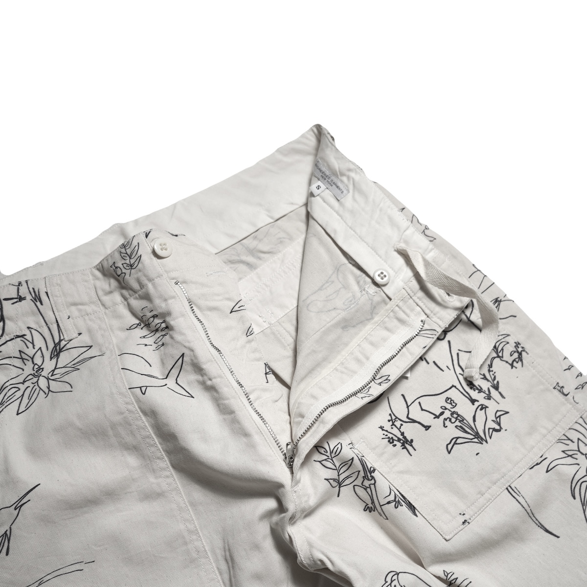 ENGINEERED GARMENTS アニマル ペン画 シャツ｜トップス