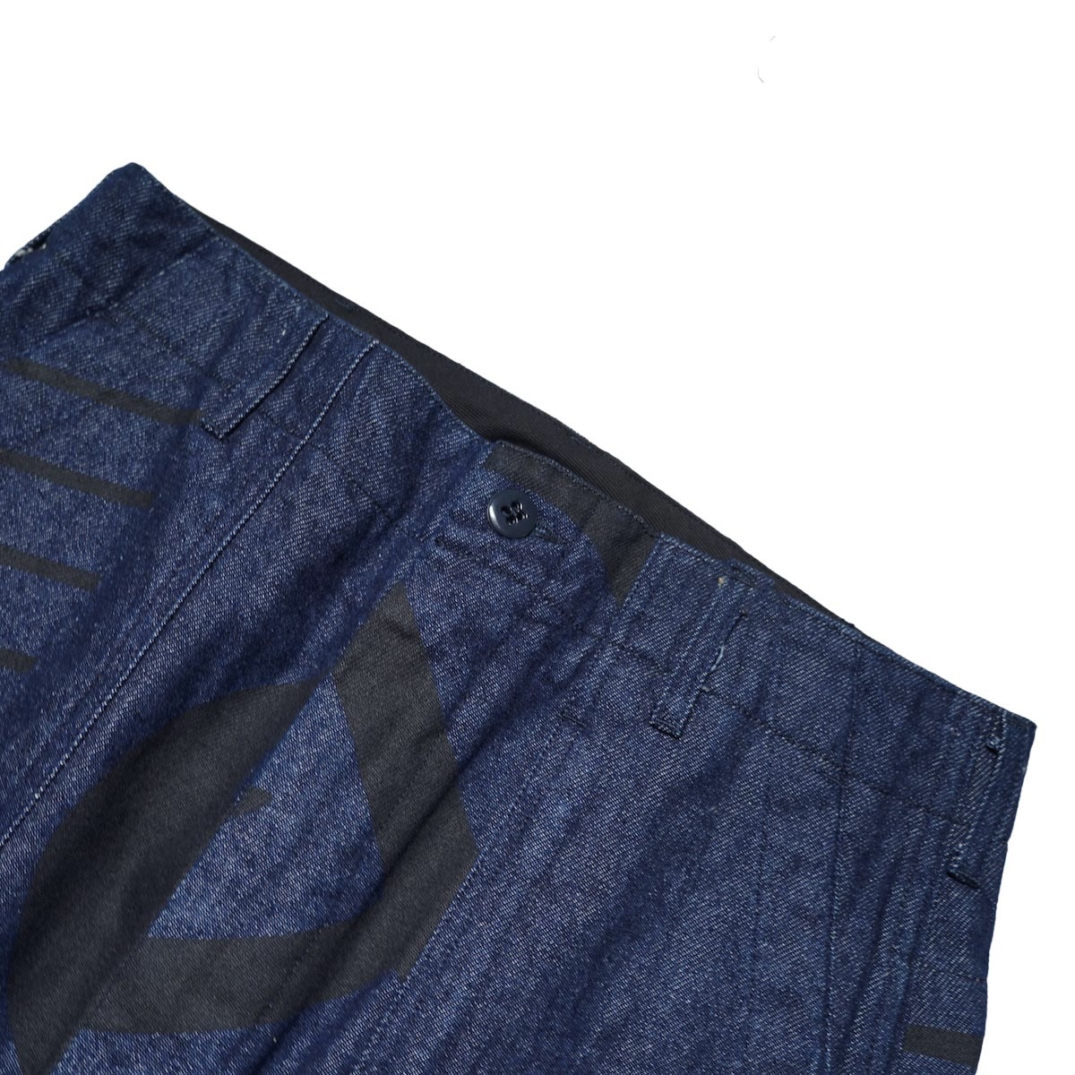 Engineered Garments / Fatigue Pant - Music Note Denim (Indigo) ウエスト