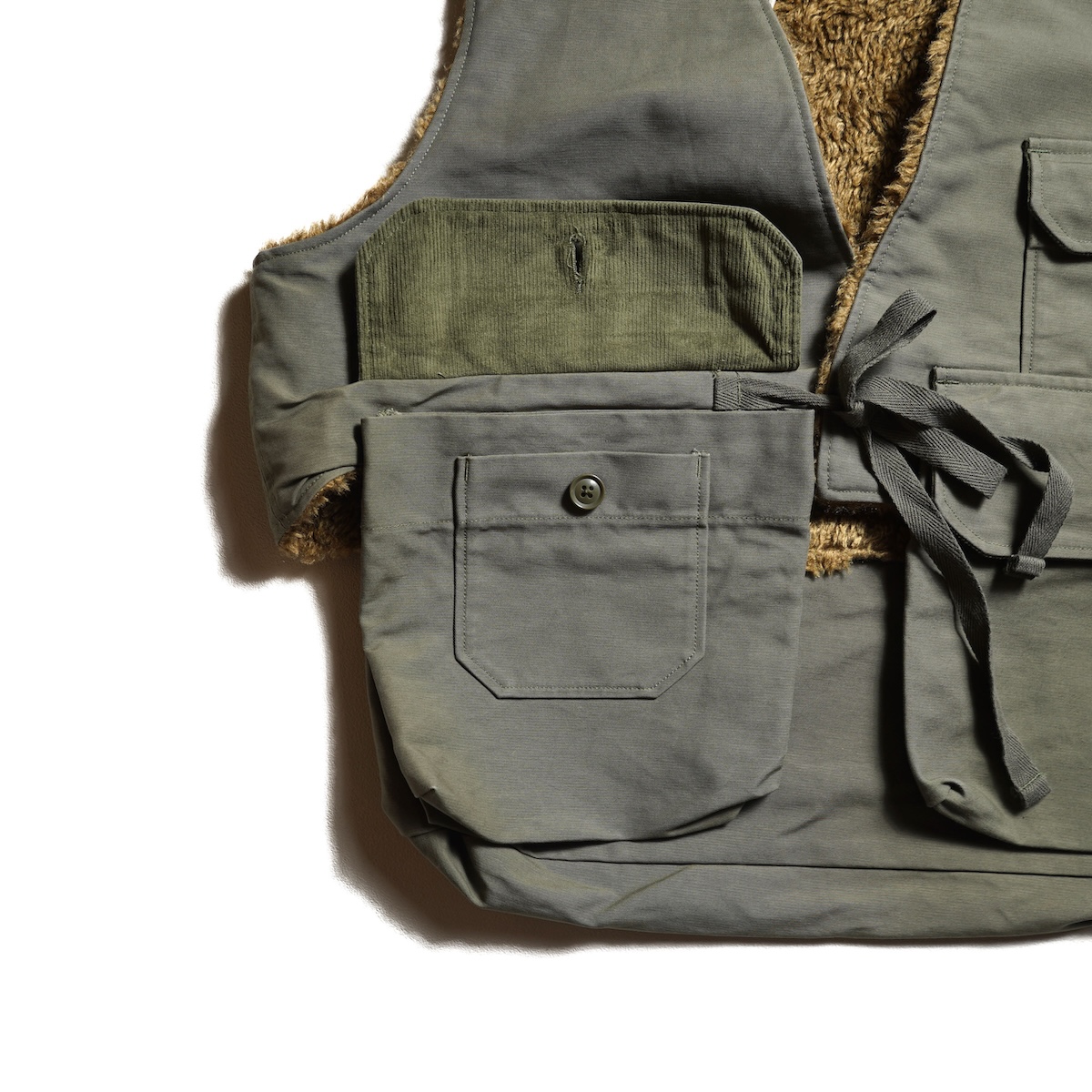 engineered garments fowl vest Mサイズ Fowl Vest - Black PC Denim | Nepenthes New York