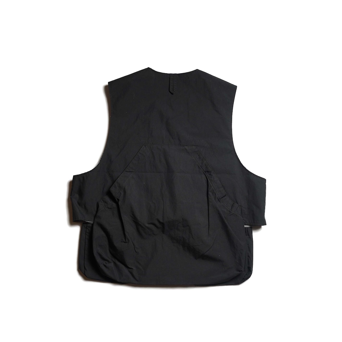 Engineered Garments / Fowl Vest - Lt.Weight Nyco Poplin (Black) 背面