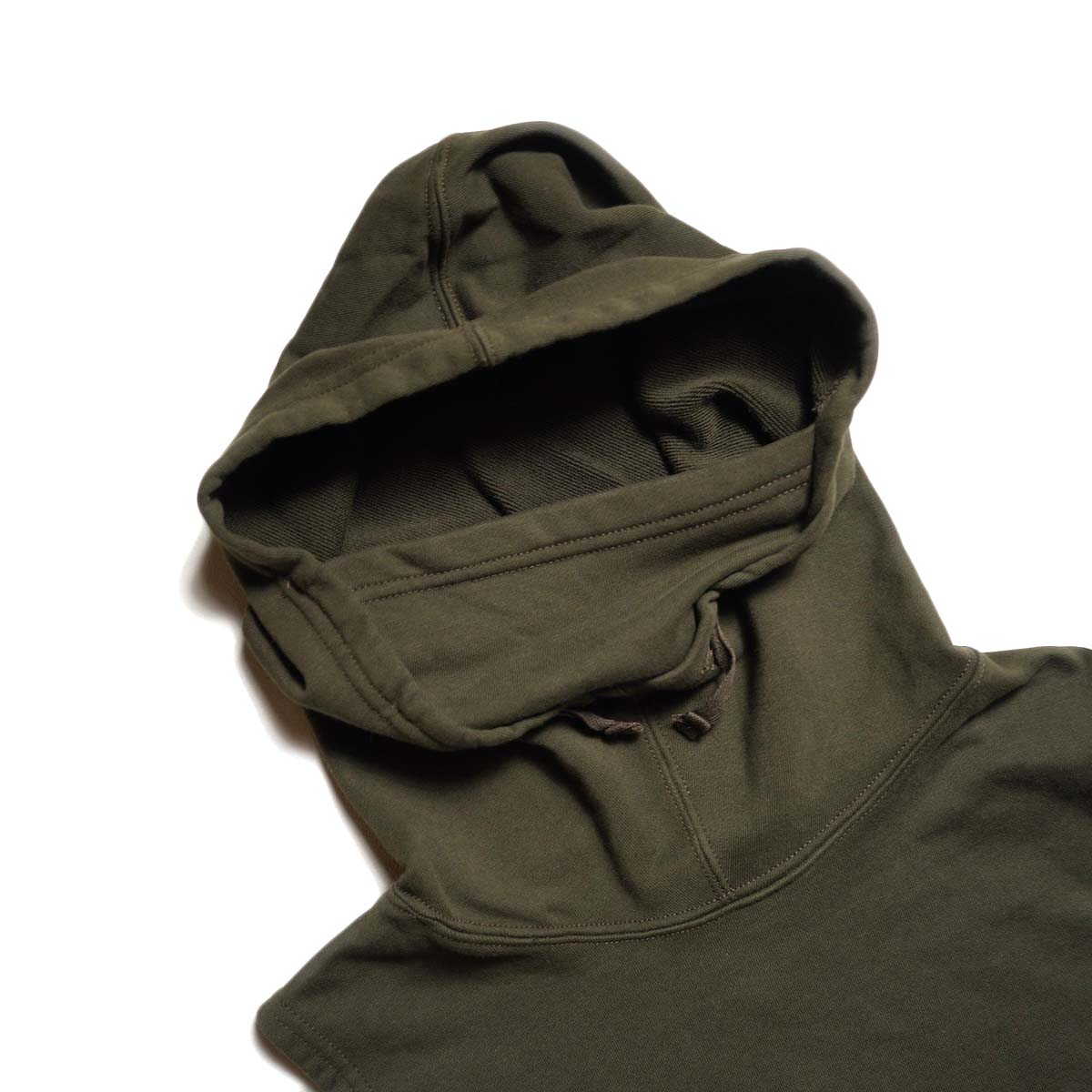 Engineered Garments / Hooded Interliner - Cotton French Terry (Brown) フード