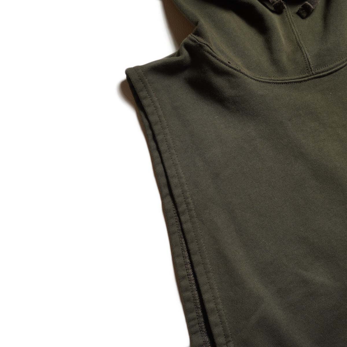 Engineered Garments / Hooded Interliner - Cotton French Terry (Brown) サイド