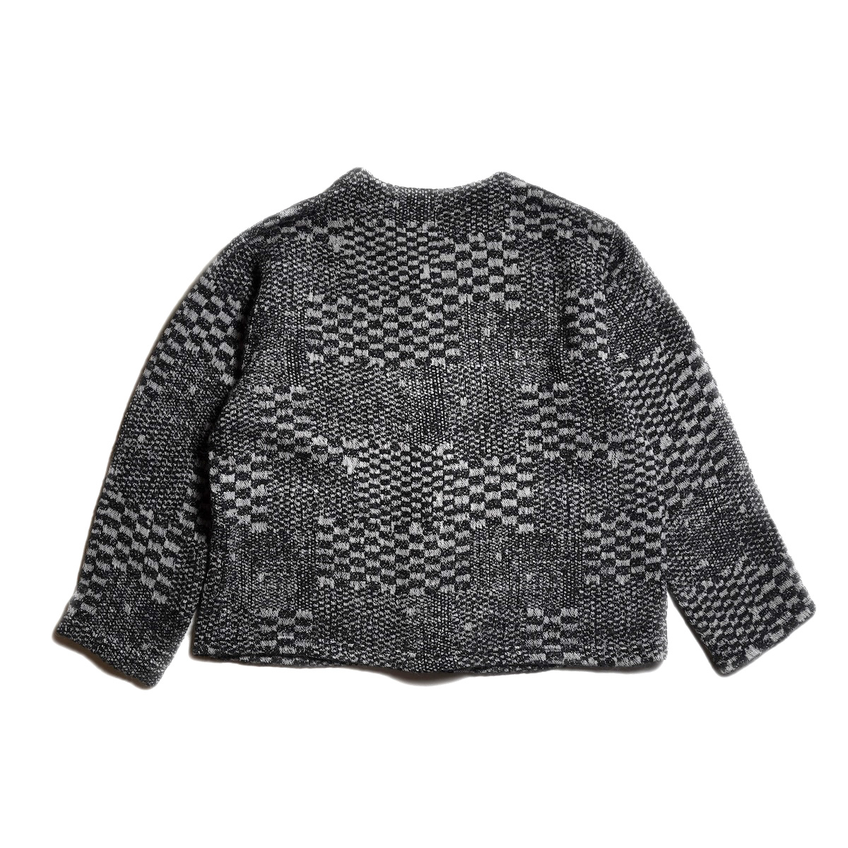 Engineered Garments / Knit Cardigan - Pattern Block Jacquard