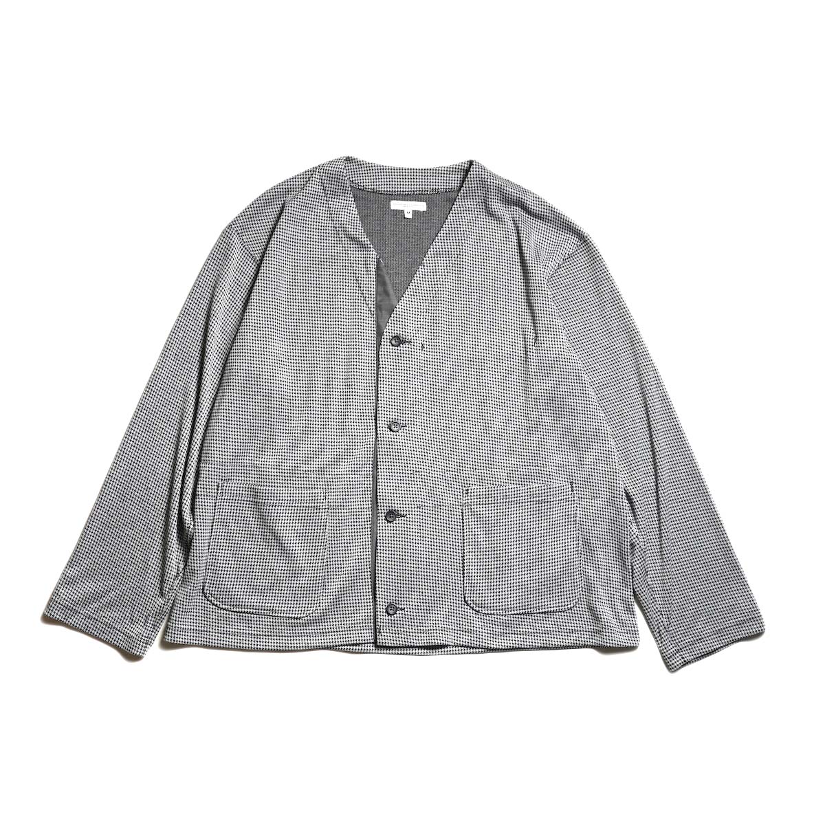 Engineered Garments / Knit Cardigan - Polyester Houndstooth Knit 