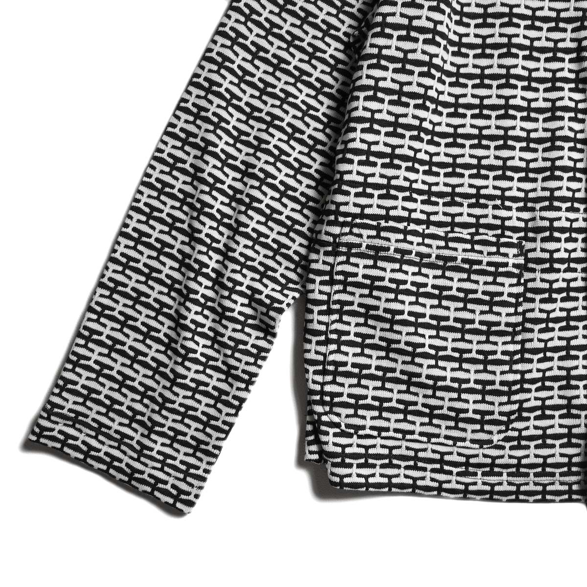 Engineered Garments / Knit Cardigan - CP Horizontal Knit Jacquard ...