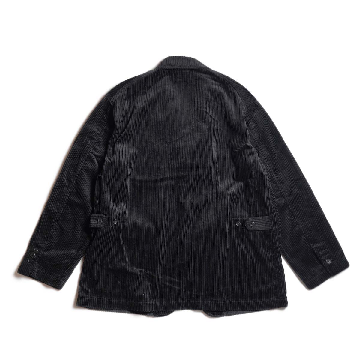 Engineered Garments / Loiter Jacket - Cotton 4.5W Corduroye (Black)  背面