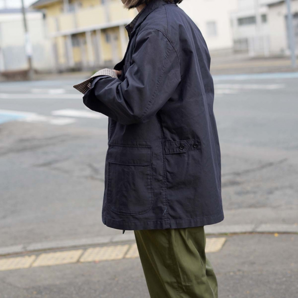 Engineered Garments / Loiter Jacket - Lt.Weight Nyco Twill (Dk.Navy) 着用イメージ②