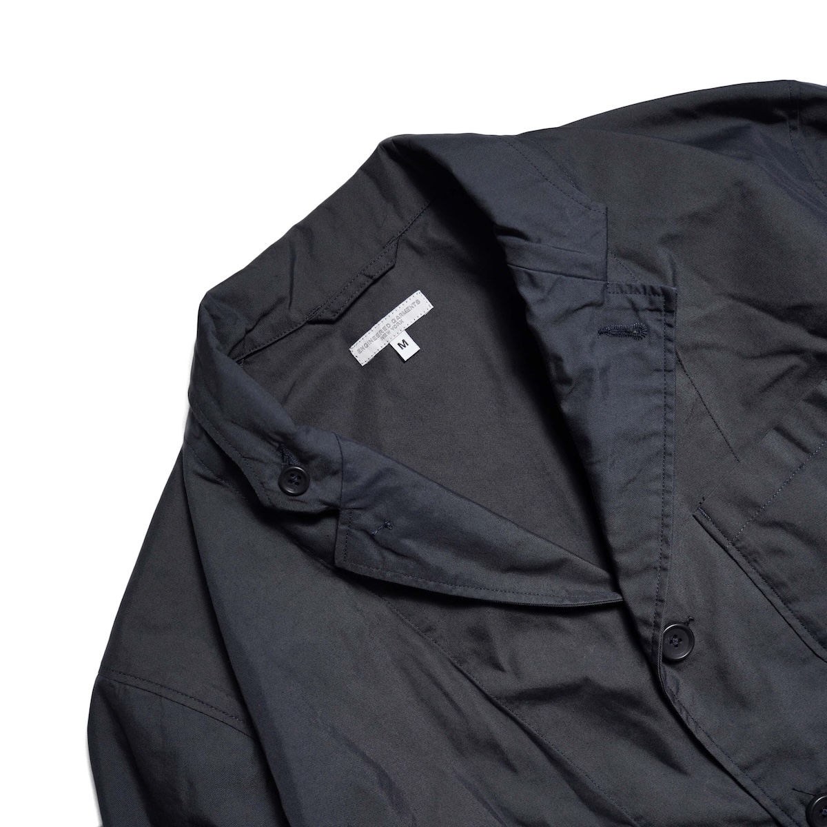 Engineered Garments / Loiter Jacket - Lt.Weight Nyco Twill (Dk.Navy) ラペル