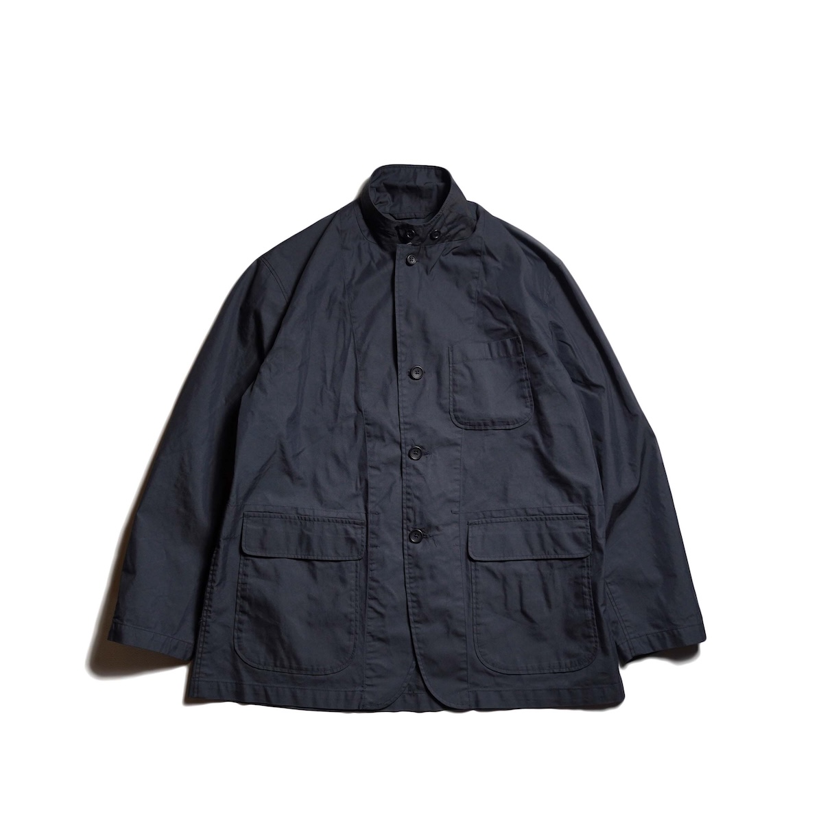 Engineered Garments / Loiter Jacket - Lt.Weight Nyco Twill (Dk.Navy) 立ち襟