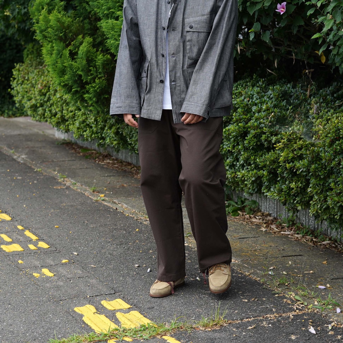 Engineered Garments / Security Pant - Heavyweight Cotton Ripstop (DK.Brown) 178cm/Ssize ①