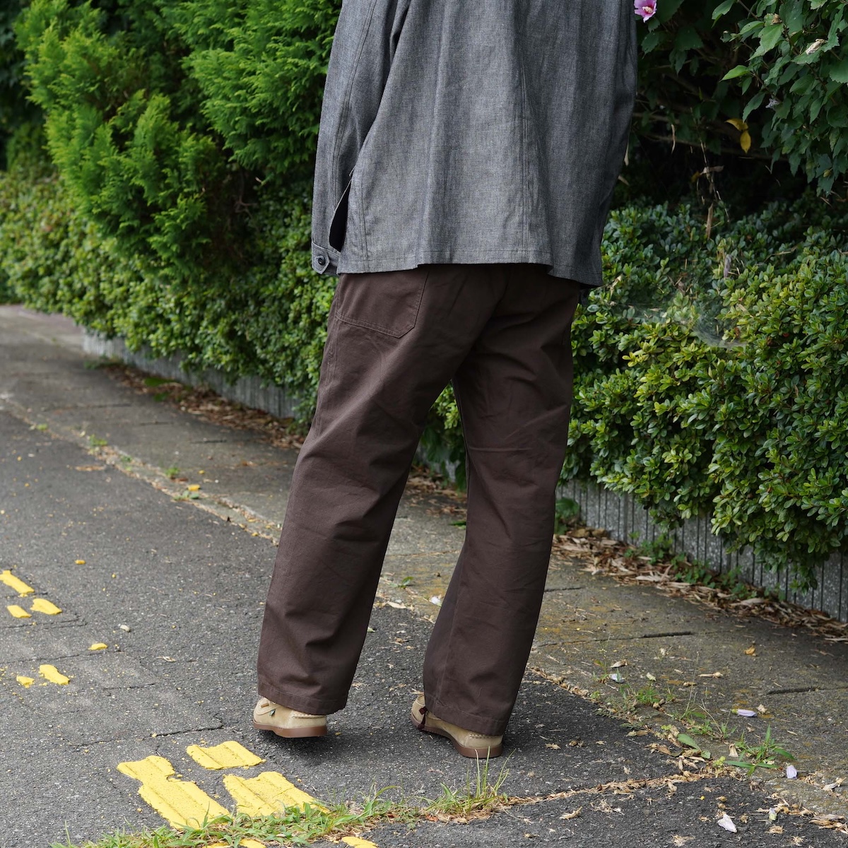 Engineered Garments / Security Pant - Heavyweight Cotton Ripstop (DK.Brown) 178cm/Ssize ③
