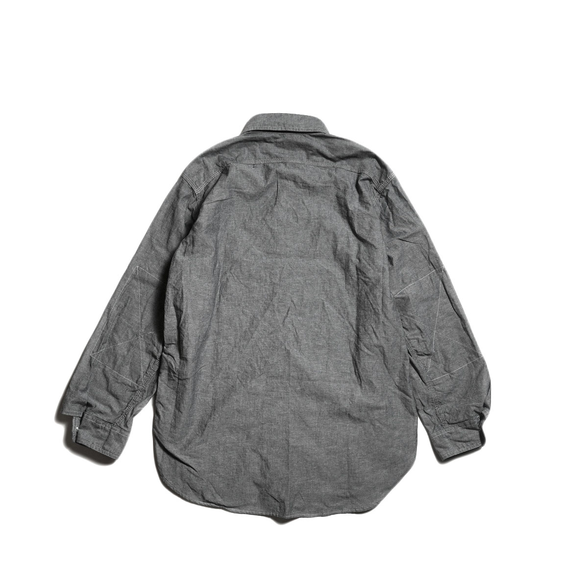 Engineered Garments / Work Shirt - Cotton Chambray (Grey)