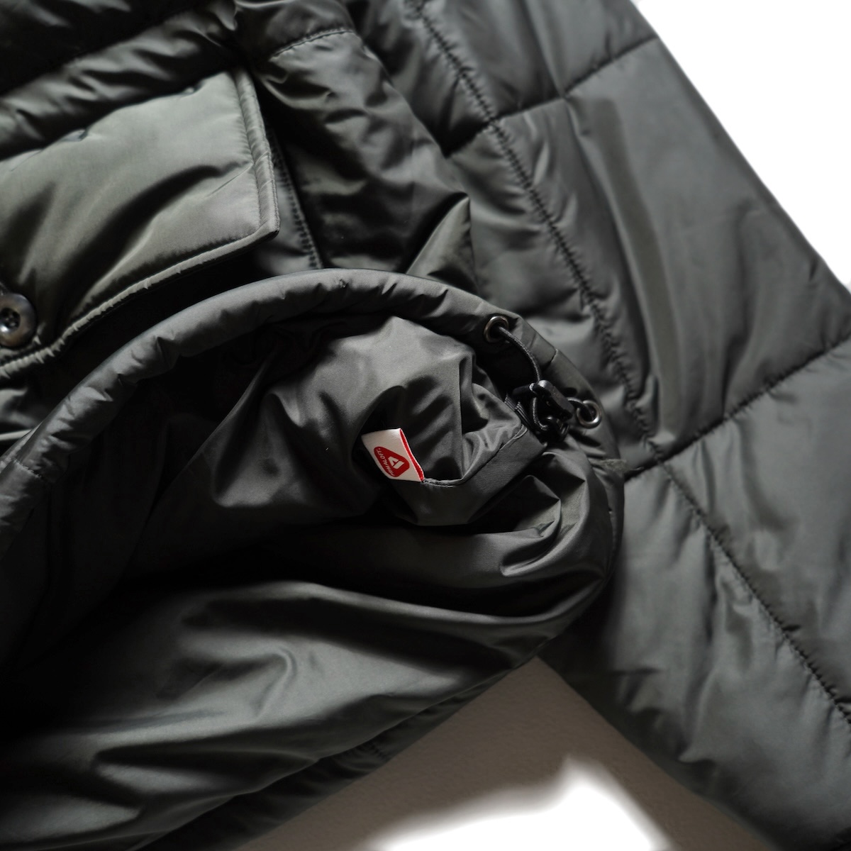 F-LAGSTUF-F / PUFF JKT (Dark Green)裾ドローコード