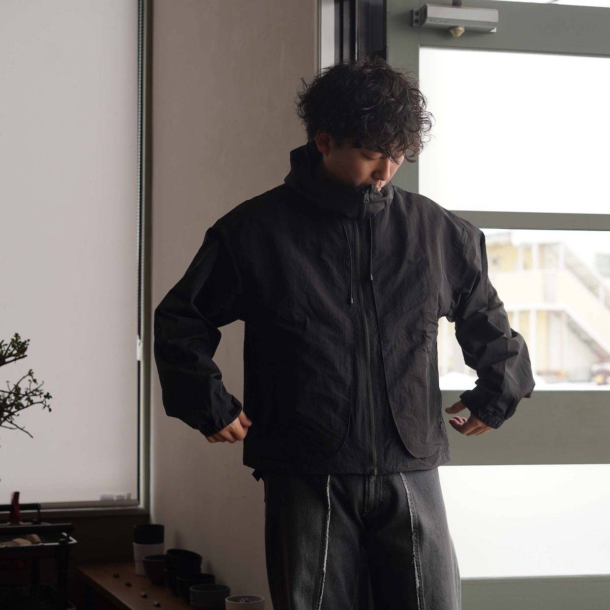 F-LAGSTUF-F / CPG LIGHT STEALTH JACKET (Black) 178cm / sizeL 着用①