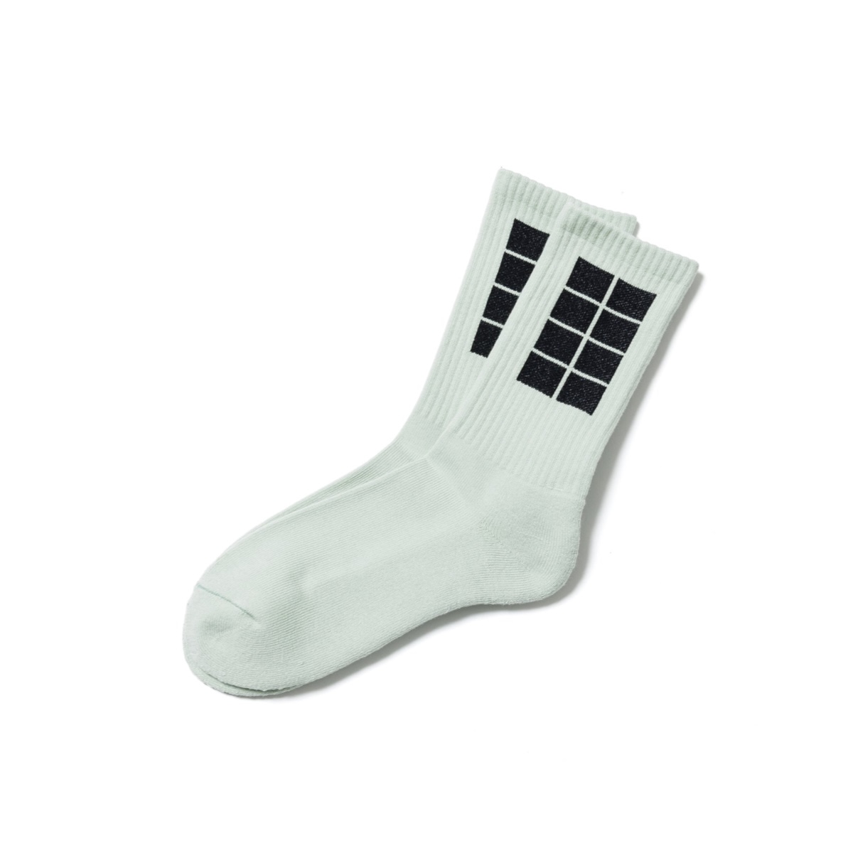 F-LAGSTUF-F / "BOX LOGO" Socks  (Light Green)