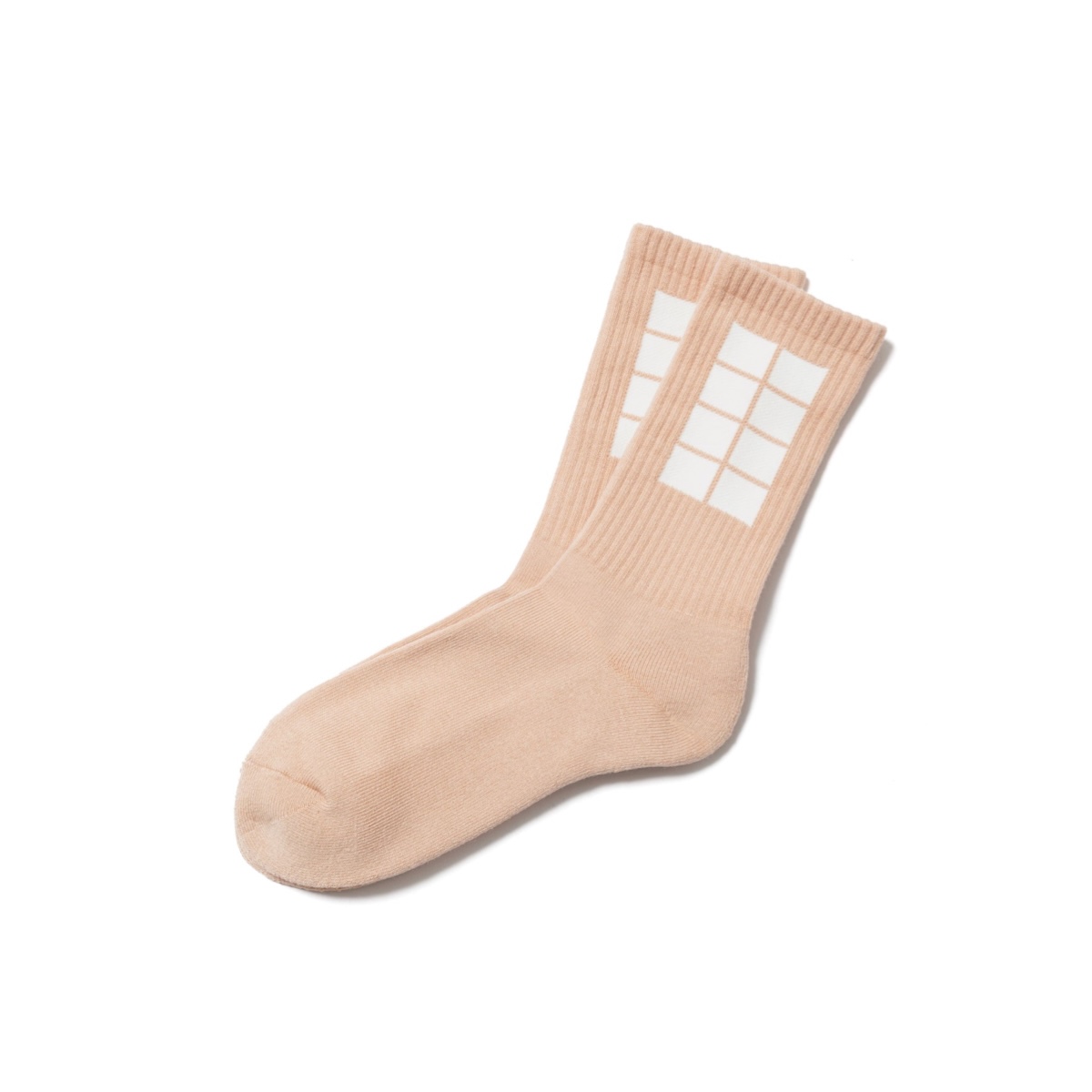 F-LAGSTUF-F / "BOX LOGO" Socks  (Pink)